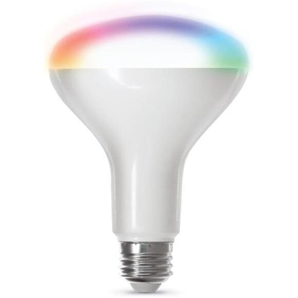 Feit Electric BR30 Smart Flood Light Bulb,2.4GHz WiFi Color Changing - Picture 6 of 6